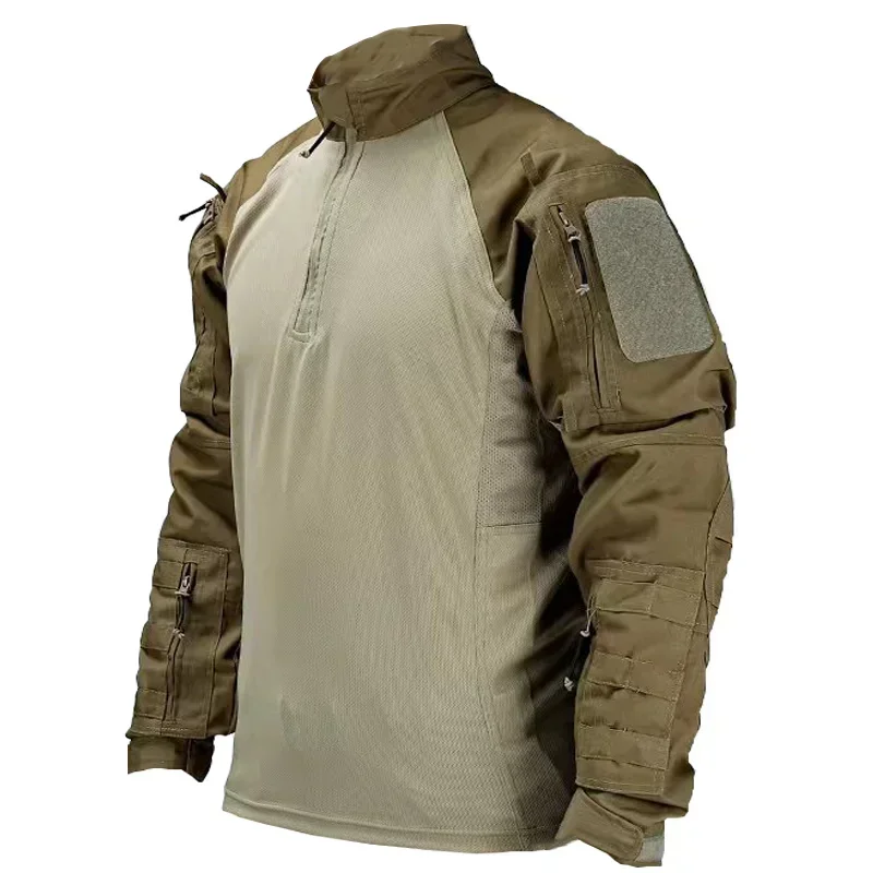 Image of UF Pro Pioneer Frog Suit Summer Quick-Drying Tactical Training Top in CP Camouflage – Lightweight Hunting and Camping Jacket for Men