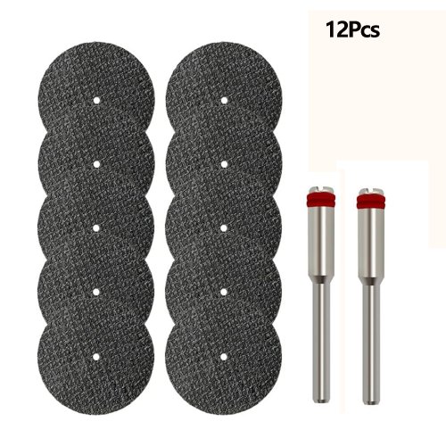 Afbeelding van Mini Metalen Doorslijpschijf voor Precisie Schuren en Snijden – Cirkelzaagblad met Doorn voor Dremel en Rotary Tools