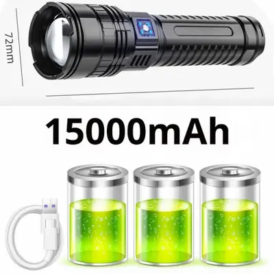 Image de Torche LED Ultra Puissante 1000W - 9km de Portée