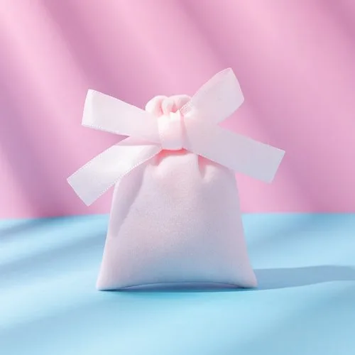 Licht roze zijde