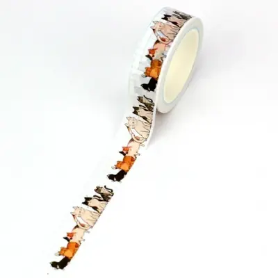 Image de Rubans Washi Kawaii Chat - Décoration Mignonne pour Scrapbooking