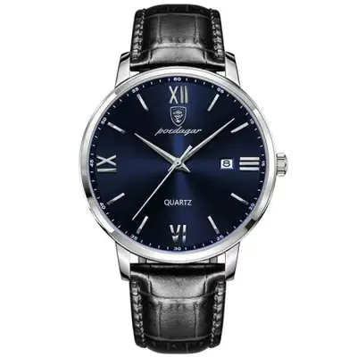 Image de Montre Homme Cuir Étanche - Style Affaires & Décontracté