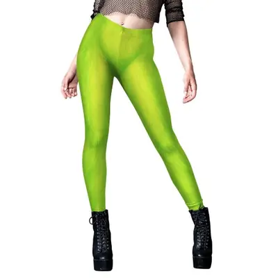 Image de Leggings Verts Élastiques Femme - Mode & Confort