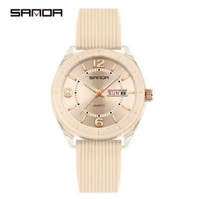 Image de Montre Étudiante Quartz Double Calendrier - Étanche & Lumineuse