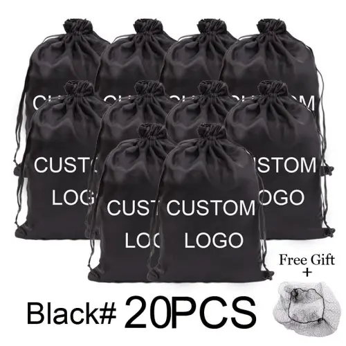 Image de Sac de Rangement en Satin pour Perruques & Extensions