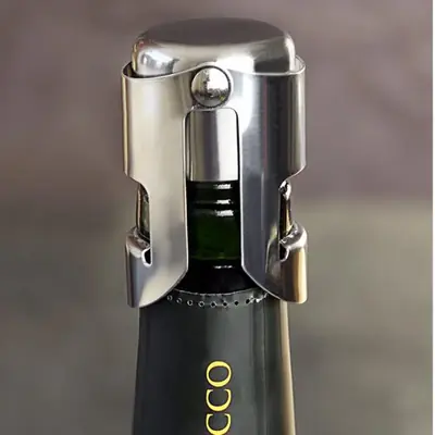 Image de Bouchon de Champagne Inox - Scellez en Style