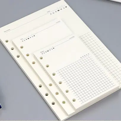 Image de Carnet A5/A6 à Feuilles Mobiles - Organisez Votre Journée