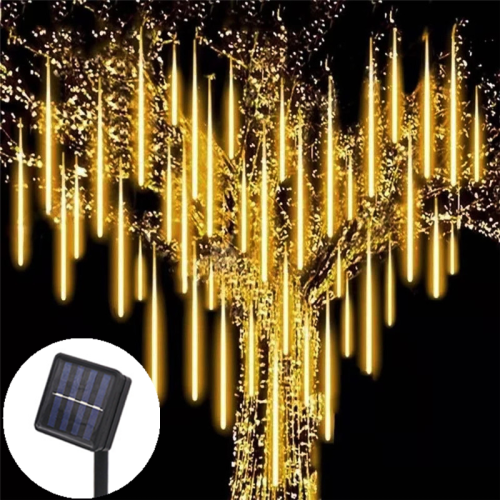 Imagen de Luz LED Solar para Exteriores con Efecto Lluvia de Meteoritos, Guirnalda Impermeable para Jardín y Decoración Navideña y de Año Nuevo