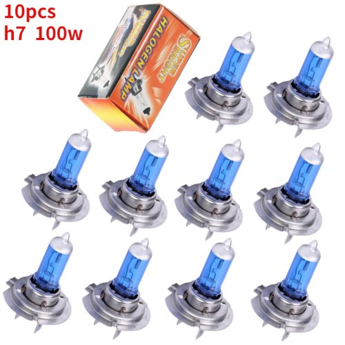 Immagine di 10PCS H7 12V 100W 6000K Xenon H7 Super White Alogena Sorgente luminosa per auto Lampadine Fari Lampada automatica Parcheggio Auto Phare Led Voiture