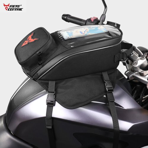 Image de Sac Étanche Magnétique pour Moto - Réservoir & Dos