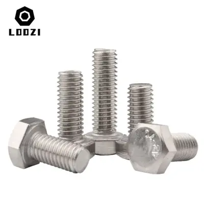 Image de Boulons Inox Hexagonaux DIN933 - Qualité Supérieure