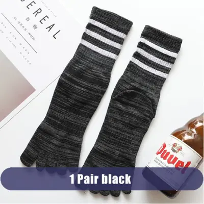 Image de Chaussettes Homme 5 Doigts Colorées - Anti-Transpiration & Compression