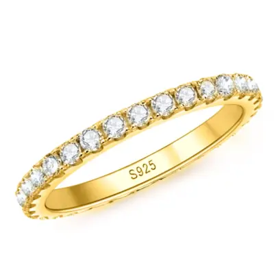 Image de Bague Éternité Moissanite - Élégance & Éclat