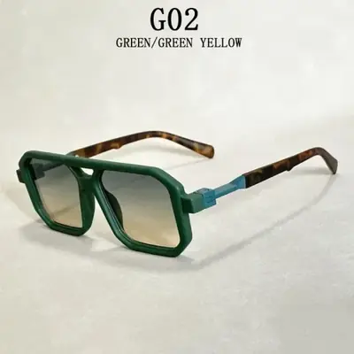 Image de Lunettes de Soleil Vintage Carrées pour Hommes & Femmes