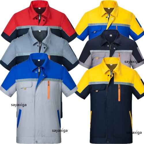 Imagen de Camisetas de Trabajo Reflectantes para Hombre - Verano Ligero y Transpirable