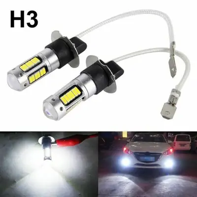 Image de Feux antibrouillard LED H3 6000K - Super Lumineux & Canbus