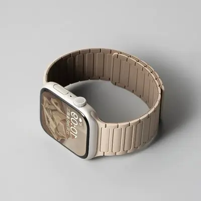 Image de Bracelet Silicone Magnétique pour Apple Watch