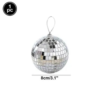 Image de Boule Disco Miroir 10cm - Déco Fête Années 70