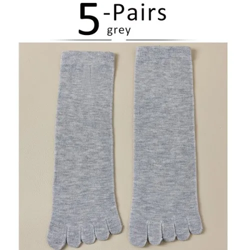 5 Pairs grey
