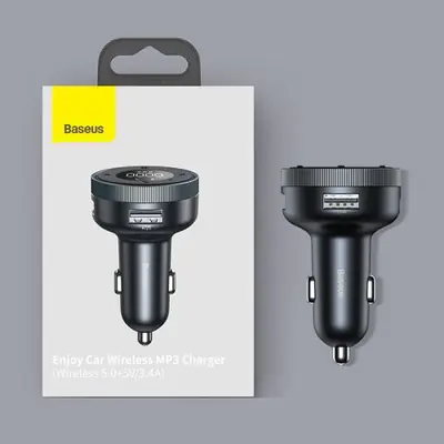 Image de Transmetteur FM Bluetooth pour Voiture avec Chargeur Rapide USB
