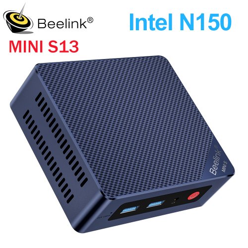 Immagine di Mini PC Beelink S13 con Processore Intel N150, 16 GB RAM e 500 GB SSD, Windows 11, Modello S12 Pro con N100, Versione Mini S con N5095, DDR4 8 GB e 128 GB, Desktop Compatta N95