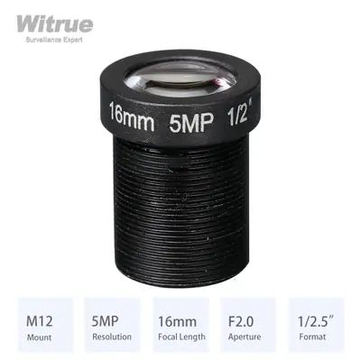 Image de Objectif HD 5MP pour Caméra de Sécurité