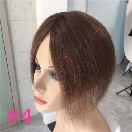Image de Topper de Cheveux Humains Blond Piano - Dentelle Suisse