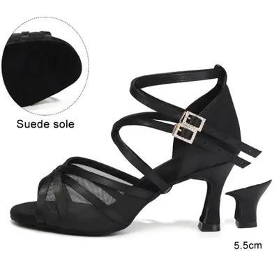 Image de Chaussures de Danse Latine Femme - Talons 5.5cm & 7.5cm