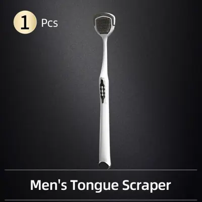 Image de Grattoir à Langue Homme - Nettoyage Buccal Efficace