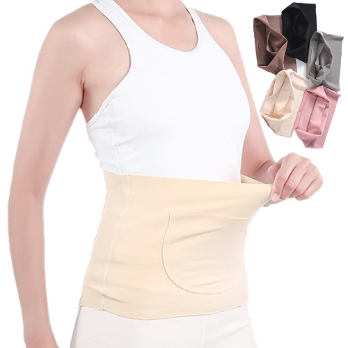 Image of Women's Velvet Lumbar Support Belt – Soft, Breathable Waist Trainer for Back Pain Relief & Abdominal Support During Summer and Autumn Fitness Activities