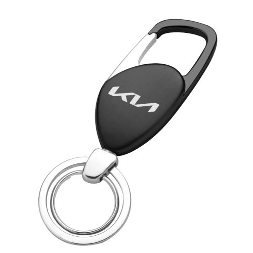 Image de Bouchons de roue avec porte-clés en aluminium pour Kia