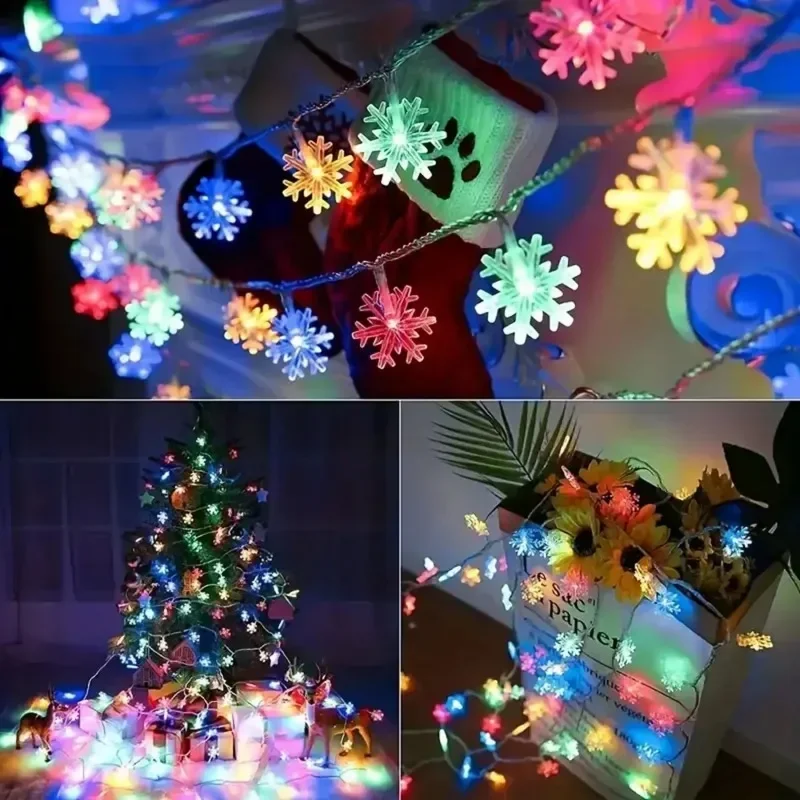 Zdjęcie Lampki LED Fairy Lights USB/Bateria 1.5M-10M – Wewnętrzne Zewnętrzne Świąteczne Lampki Sznurowe Girlanda do Domu