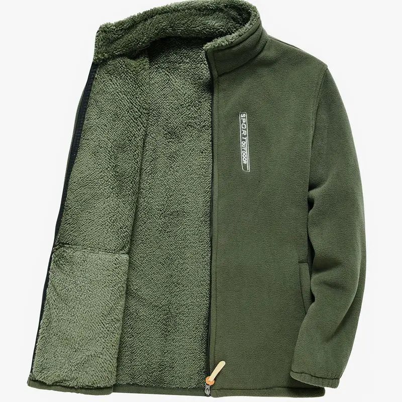 Image de Veste Polaire Homme - Chaude & Résistante au Froid