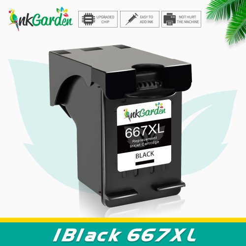 Image de Cartouche d'Encre Compatible HP 667XL - Économique & Performante