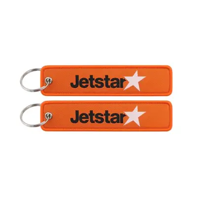 Image de Porte-clés Brodé Avion - Accessoire de Mode