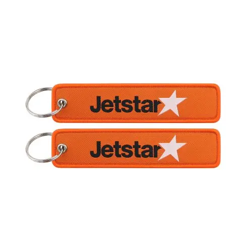 Image de Porte-clés Brodé Avion - Accessoire de Mode