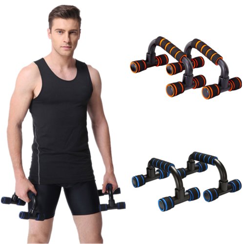 Imagen de Soporte de Realce Antideslizante para Estante de Energía en Casa: Manijas de Gimnasio, Barras de Flexiones y Equipo de Entrenamiento Muscular para Pecho y Brazos