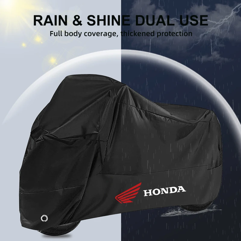 Image of Premium Waterproof Motorcycle Cover with UV Protection and Dust Resistance for Honda CRF, CB, XR, CRM, CBR 125, 250 – Outdoor Scooter & Motorbike Rain Shield