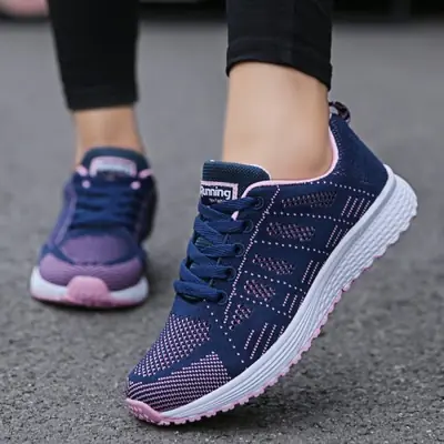 Baskets Femmes Respirantes Blanches - Confort & Style
