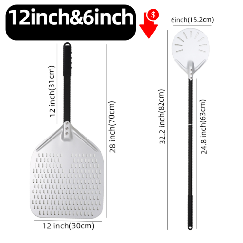6 12inch argento set