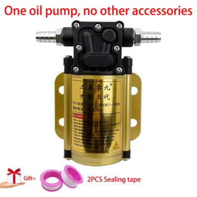 Image de Pompe à Essence Portable 12V/24V - Haute Puissance & Auto-Amorçante