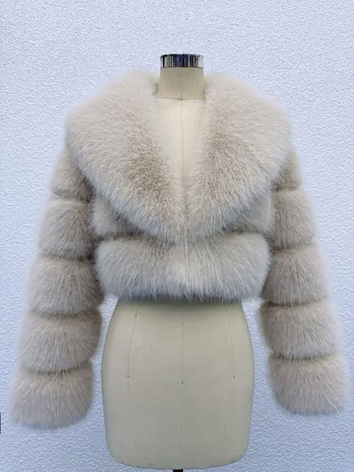 Image de Manteau Fausse Fourrure Femme - Tendance Hiver