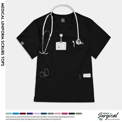 Image de Uniforme Médical T-Shirt Gommage pour Infirmiers et Pharmaciens