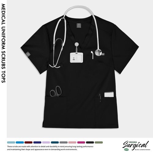 Image de Uniforme Médical T-Shirt Gommage pour Infirmiers et Pharmaciens