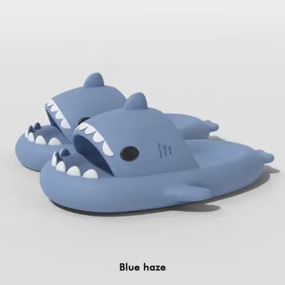 Image de Tongs Requin Mignonnes pour Femme et Enfant - Style Été