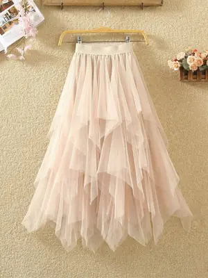 Image de Jupe Tutu en Tulle Irregular - Élégante & Féminine