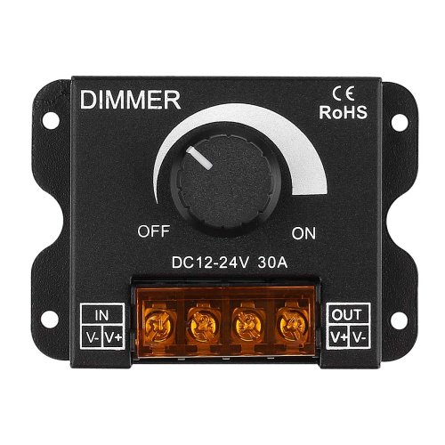 Image de Contrôleur LED PWM 30A - Réglage de luminosité facile