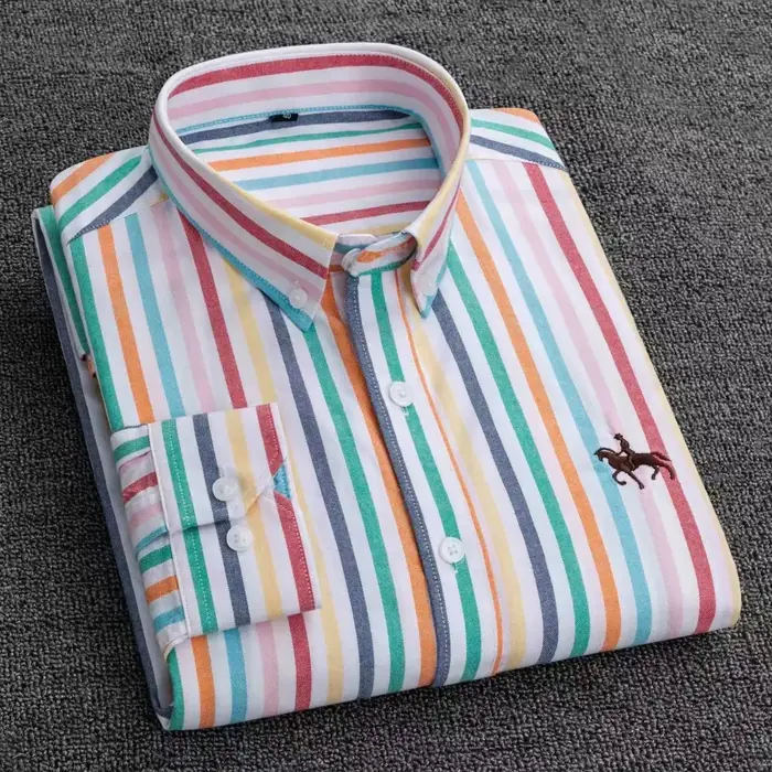 Image de Chemise Homme Grande Taille 6XL - Coton 100% Coupe Cintrée