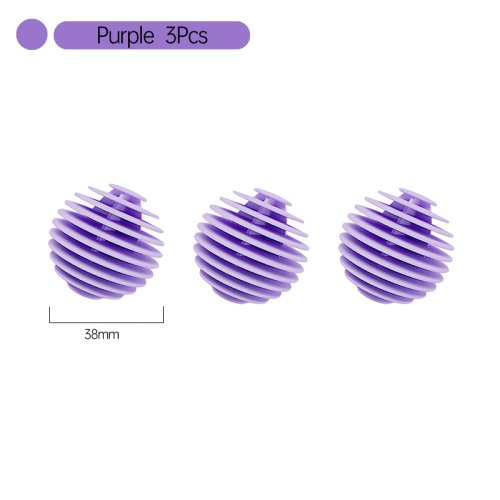 3PCS Purpel S
