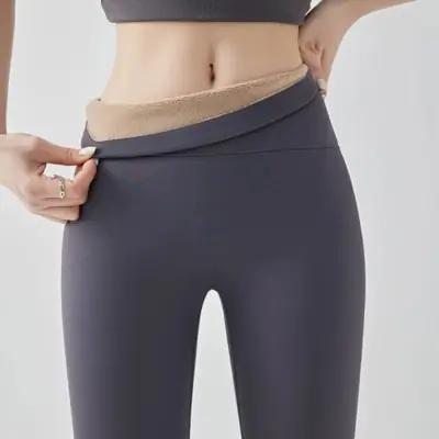 Image de Leggings Hiver Chauds Taille Haute Femme